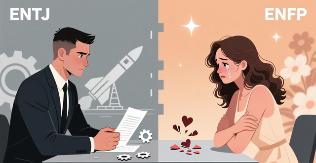 enfp和entj ENFP和ENTJ配吗？梦想家与执行者的性格差异与相处之道