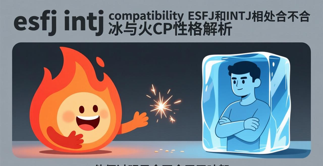 esfj intj compatibility ESFJ和INTJ相处合不合 冰与火CP性格解析