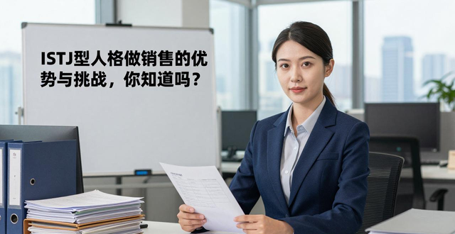 ISTJ型人格做销售的优势与挑战，你知道吗？
