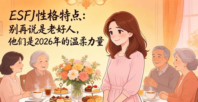 ESFJ性格特点：别再说是老好人，他们是2026年的温柔力量