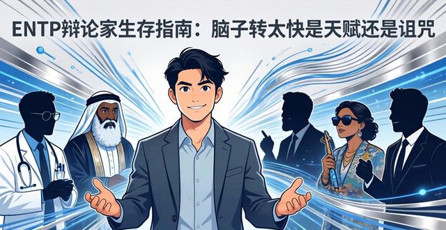 ENTP辩论家生存指南：脑子转太快是天赋还是诅咒