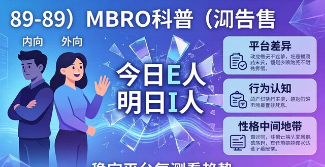 免费测MBTI，别被坑了！2026最新纯净版入口实测