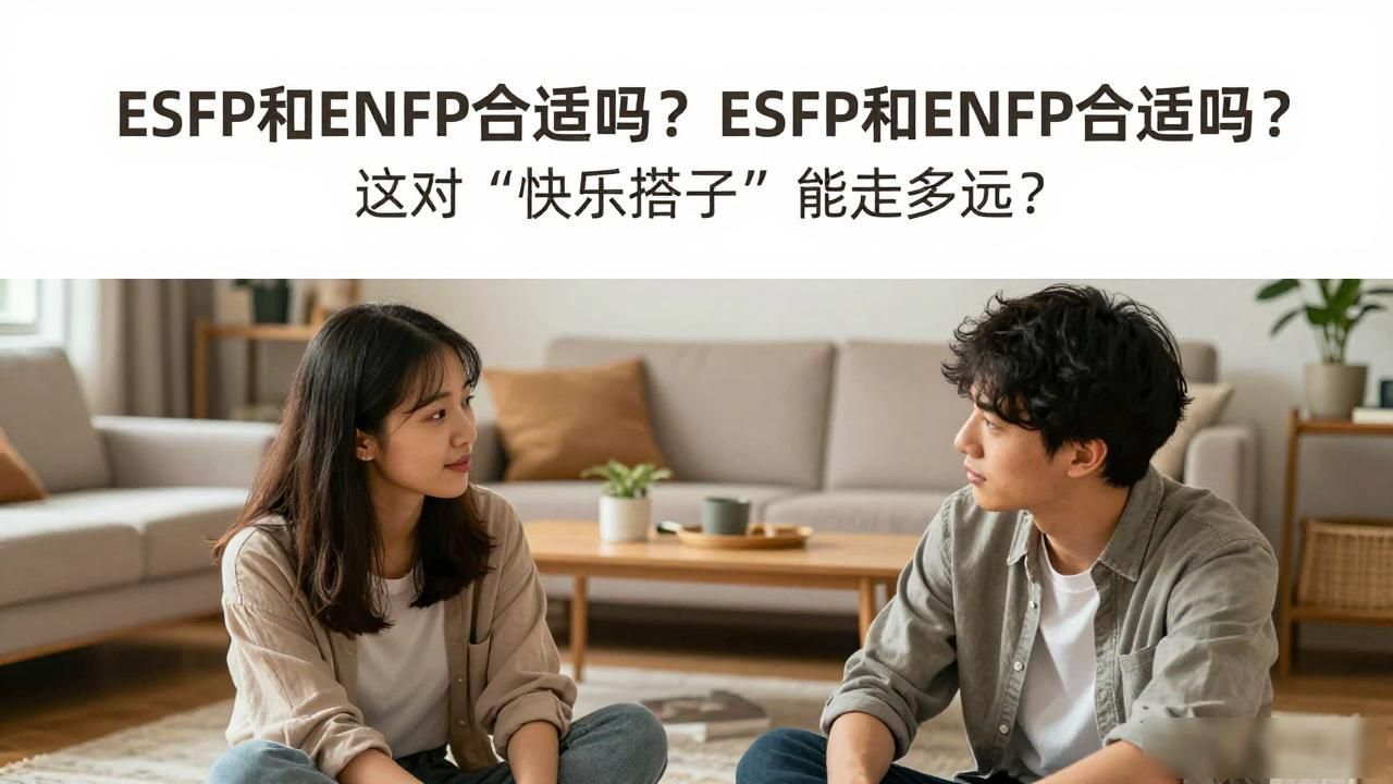 esfp和enfp合适吗 ESFP和ENFP合适吗？这对“快乐搭子”能走多远？